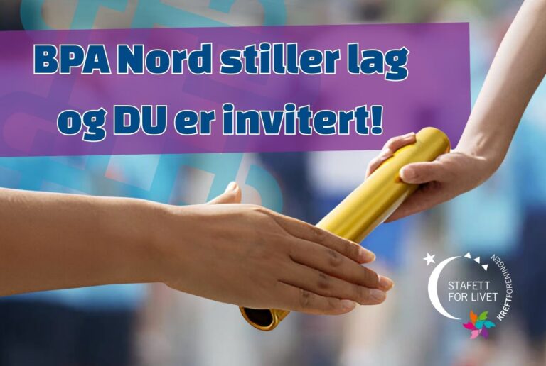 Bilde for artikkelen Bli med BPA Nord på Stafett for livet – sammen hyller vi livet!
